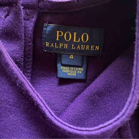 Polo Ralph Lauren Purple Girl’s Skater Dress - Picture 2 of 7